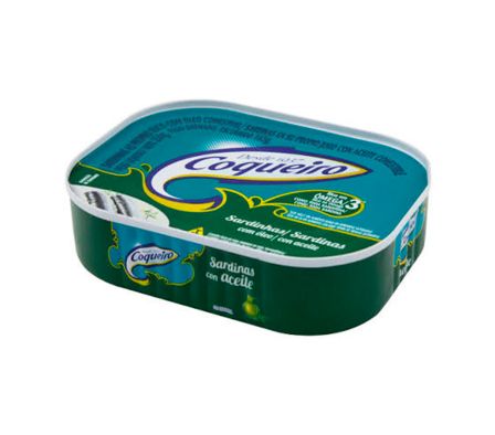 SARDINAS COQUEIRO EN ACEITE X 250GR (48)
