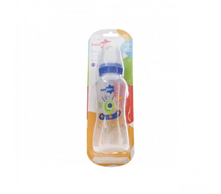BIBERON BRILLA ORTOP.250ML 2 AZUL