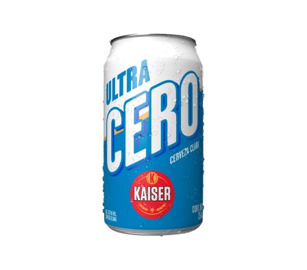 CERVEZA KAISER ULTRA CERO 350 ML