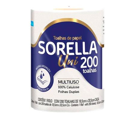 TOALLA DE PAPEL SORELLA X 200HD (12)