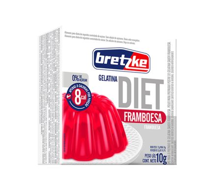 GELATINA DIET BRETZKE FRAMBUESA 10 GR