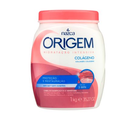 CREMA CAPILAR ORIGEM BOMBA DE COLAGENO X 1KG (12)