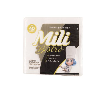 SERVILLETA MILI BIRTRO 23X25CM 50UND