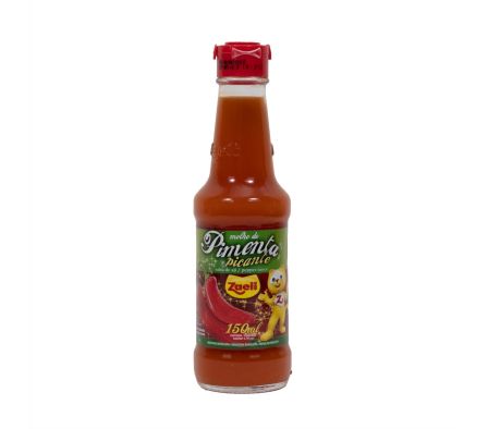 MOLHO DE PIMIENTA PICANTE ZAELI 150ML (12) (VID)