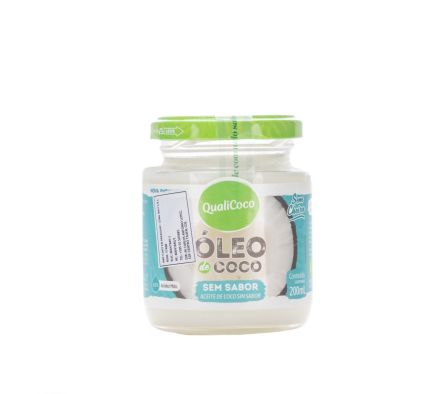 ACEITE QUALICOCO DE COCO S/SABOR 200ML (12)