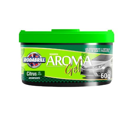 GEL AROMATIZANTE P/AUTOS RODABRISA CITRUS X 60GR