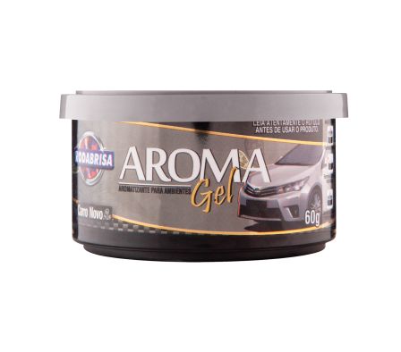 GEL AROMATIZANTE P/AUTOS RODABRISA CARRO NOVO X 60GR