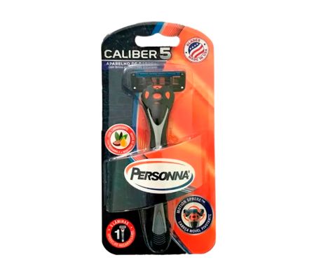 MAQ. AFEITAR PERSONNA CALIBER 5 MASC. RECARG(48)