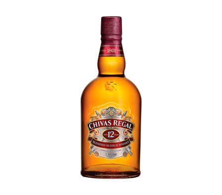 WHISKY CHIVAS REGAL 12 AÑOS S/CAJA X 1LT (6)
