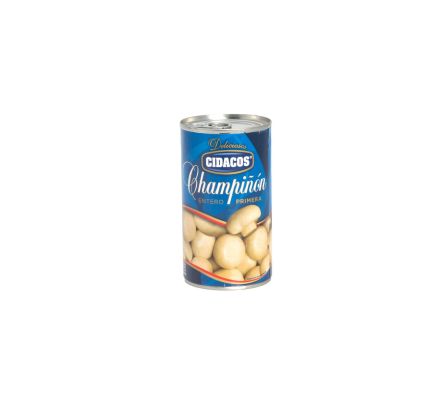 CHAMPIÑON ENTERO EN CONSERVA CIDACOS 355 GRS (24)