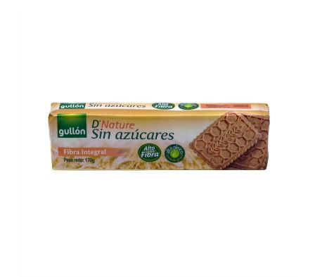 GALL. FIBRA INTEGRAL GULLÓN S/AZUCAR 170 GR
