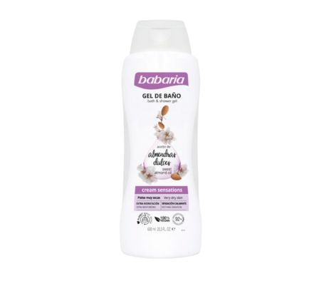 GEL DE DUCHA BABRIAPIELES SECAS ALMENDRAS DULCES 600ML